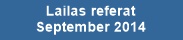 Referat September 2014